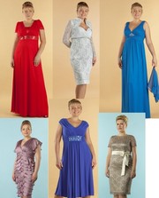 Вечерние платья для полных женщин до 62 размера производитель ТЕТРА 